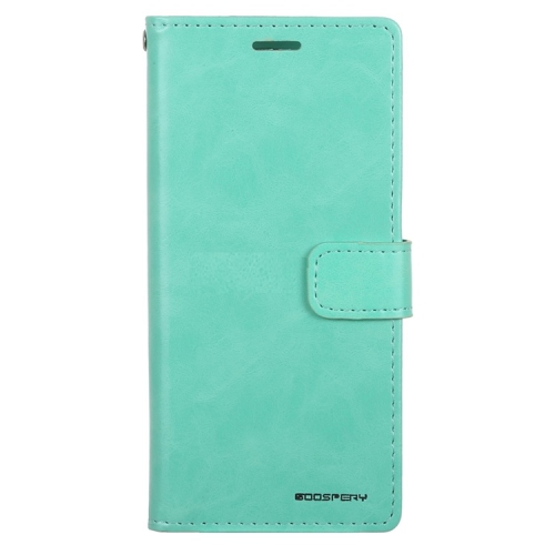 TopSave Goospery Bluemoon Card Slot w/Magnetic Clip Leather Folio Wallet Flip For Samsung Galaxy A33 5G, Teal/Mint