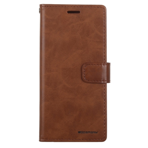 TopSave Goospery Bluemoon Card Slot w/Magnetic Clip Leather Folio Wallet Flip For Samsung Galaxy A33 5G, Brown