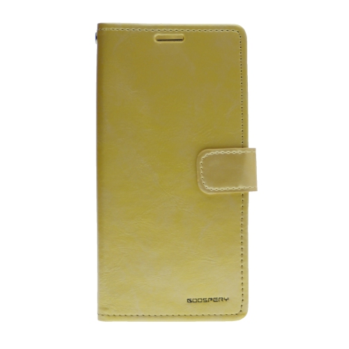 TopSave Goospery Bluemoon Card Slot w/Magnetic Clip Leather Folio Wallet Flip For Samsung Galaxy A13 5G, Gold