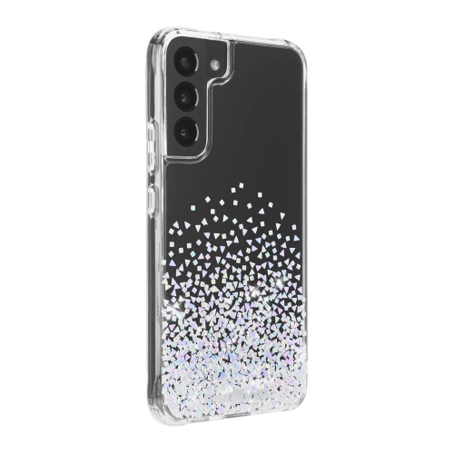 CASE-MATE  Twinkle Ombre Galaxy S22+ 5G Plastic Fitted Hard Shell Case – In Silver Liked it for the twinkle but love it for the durability