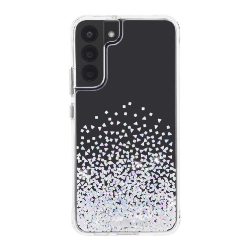 Case-Mate Twinkle Ombre Galaxy S22+ 5G Plastic Fitted Hard Shell Case – Silver