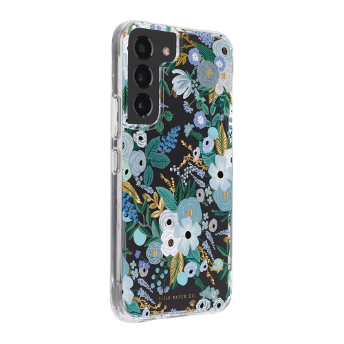 RIFLE PAPER  Garden Party Galaxy S22 5G Plastic Fitted Hard Shell Case – In Blue