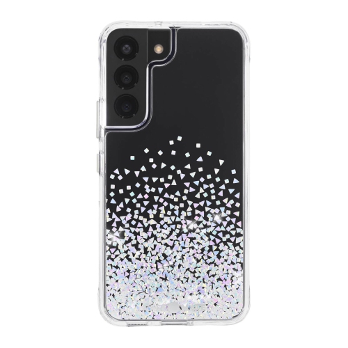 Case-Mate Twinkle Ombre Galaxy S22 5G Plastic Fitted Hard Shell Case – Silver