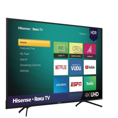 Hisense 75" Class 4K UHD LED Roku Smart TV HDR ( 75R6E3 ) by HISENSE - Refurbished condition - Image 2