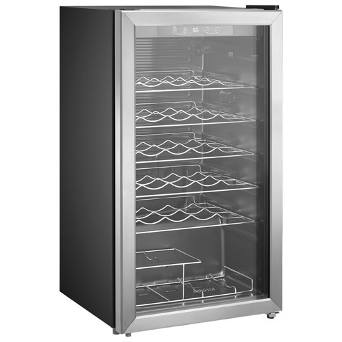 Refroidisseur à vin 29 bouteilles 3,2 pi³ d'Insignia - Inox - Exclusivité Best Buy