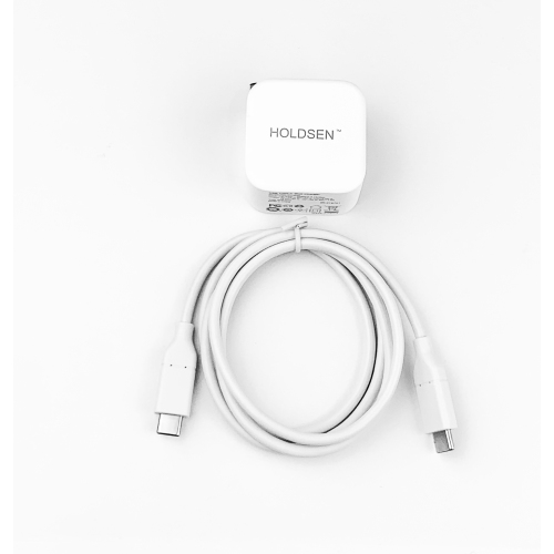 HOLDSEN  30W Type C Quick Charger Gan Technology Pd / Qc 3.0 for Macbook Air 13 2019 Mvfh2Zp/a Mvfm2Y/a