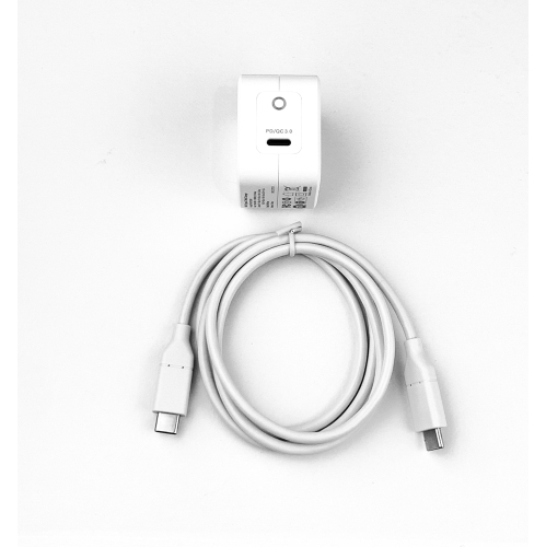 Chargeur USB Type C GaN Chargeur Quick Charge PD, sortie type C 30W pour MacBook Air 13 2020 MWTJ2E/A MREA2SM/A