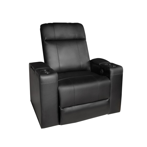 Fauteuil de cinéma maison Valencia Piacenza | Cuir Nappa 9000 de qualité supérieure, inclinaison électrique, appuie-tête électrique, éclairage LED