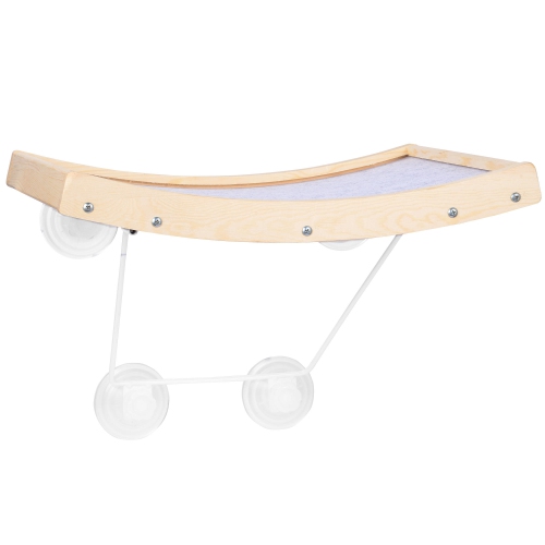 Perchoir de fenêtre pour chat, siège de fenêtre pour hamac pour chat avec ventouses solides, lit pour chat monté sur fenêtre pour chats d'intérieur