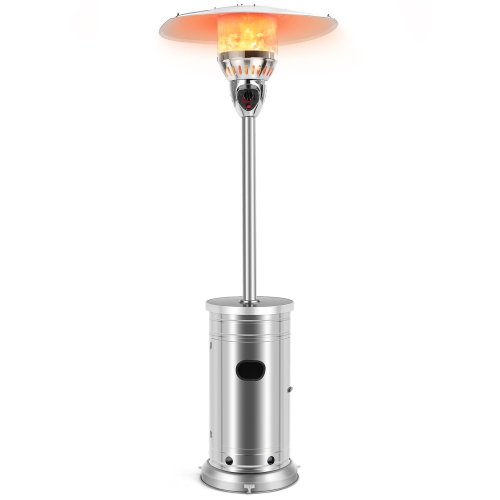 Patiojoy 48,000 BTU Outdoor Patio Heater Stainless Steel Propane Patio  Heater w/Tip-Over u0026 Flameout Protection | Best Buy Canada