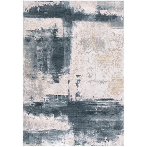 RUG BRANCH  Terano Contemporary Abstract Grey/beige Indoor Area Rug