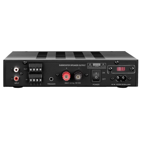 OSD Audio SMP200 Class D Subwoofer Amplifier and IWS-10 In-Wall Subwoofer Bundle