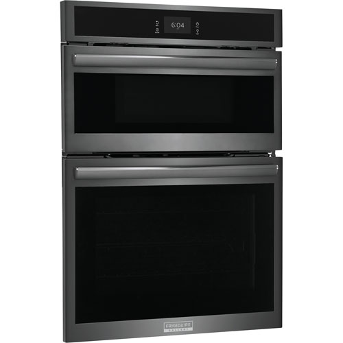 Frigidaire Gallery 30" 5.3 Cu. Ft. True Convection Electric Wall Oven - Black Stainless