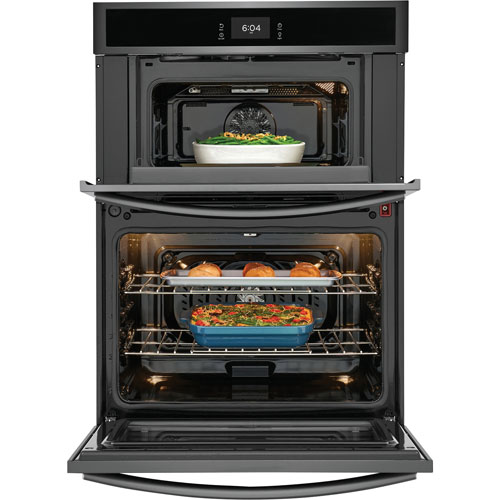 Frigidaire Gallery 30" 5.3 Cu. Ft. True Convection Electric Wall Oven - Black Stainless