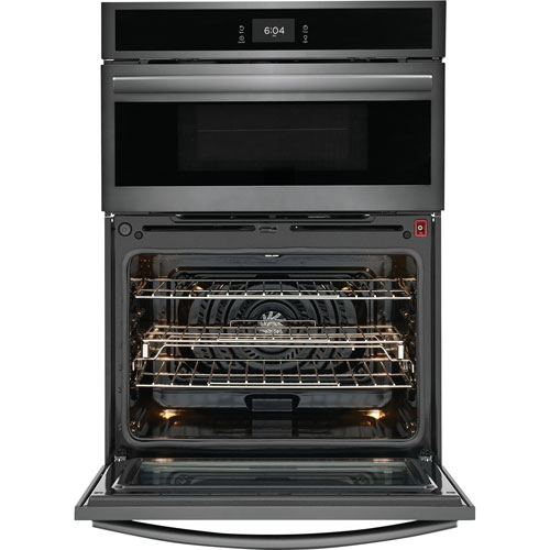Frigidaire Gallery 30" 5.3 Cu. Ft. True Convection Electric Wall Oven - Black Stainless