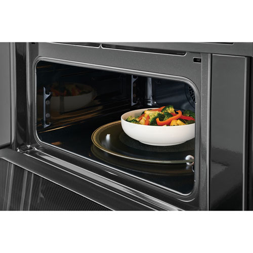 Frigidaire Gallery 30" 5.3 Cu. Ft. True Convection Electric Wall Oven - Black Stainless