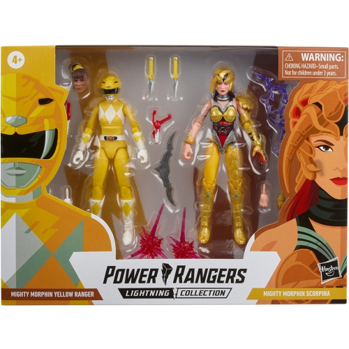 Power Rangers Lightning Collection 6 Inch Action Figure Battle Pack Wave 2 - Yellow Ranger Vs. Scorpina