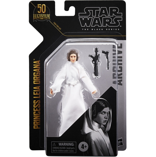 STAR WARS  The Series Archives 6 Inch Action Figure (2021 Wave 3) - Princess Leia Organa In Black Best Princess Leia 6 inch figure from the original Star Wars movie