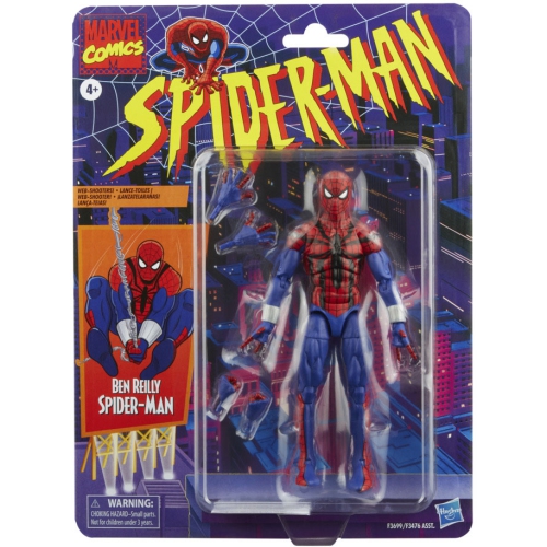 MARVEL  Legends Retro 6 Inch Action Figure Spider-Man Wave 2 - Ben Reilly (Red & Blue)