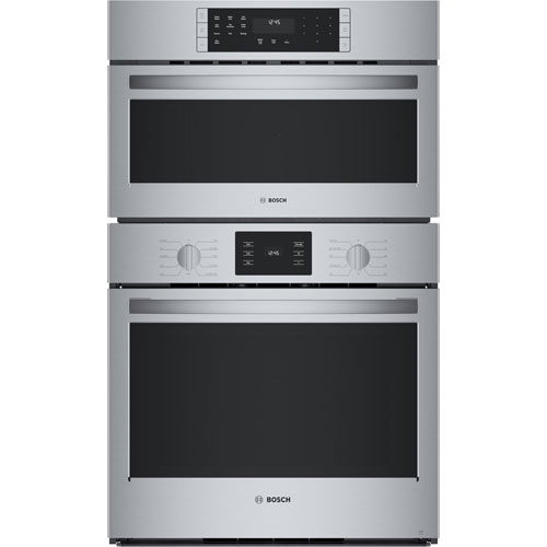 Bosch 30" 4.6 Cu. Ft. Double True Convection Electric Wall Oven - Stainless Steel