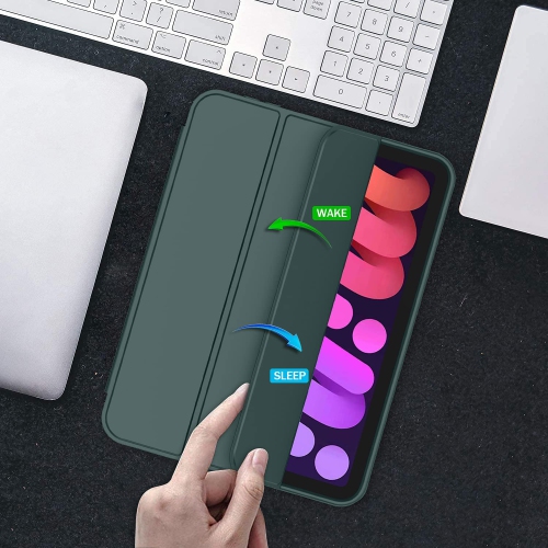 [CS] Slim Magnetic Smart Cover Stand Case & Pencil Holder for iPad Pro 11" 1st 2nd 3rd 4th Gen., Midnight Green