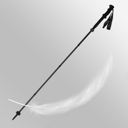 Collapsible Trekking Poles, Aluminum Folding Walking Hiking Sticks for hiking, Adjustable Height 5-Section