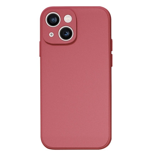 PANDACO Soft Shell Matte Wine Red Case for iPhone 13 Mini