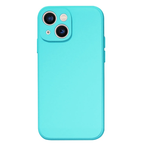 PANDACO Soft Shell Matte Mint Blue Case for iPhone 13 Mini