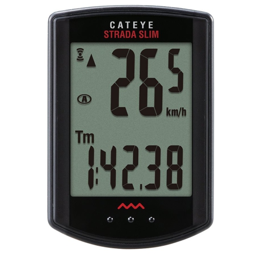 CATEYE , Strada Slim Wireless Cc-Rd310W, Cycle Computer, Road Bike Sensor In Black