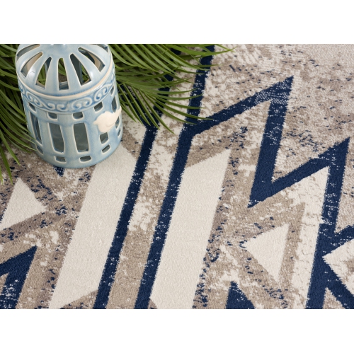 Rug Branch Havana Southwestern Runner Rug- 2'3" x 5', Beige