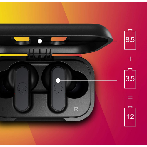 Skullcandy Dime True Wireless Earbuds, True Black