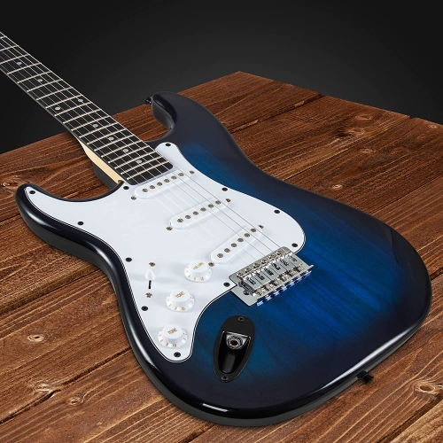 LyxPro CS 39” Left Hand Electric Guitar Kit for Beginner, Intermediate & Pro Players with Guitar, Amp Cable, 6 Picks & Learner’s Guide, Solid Wood