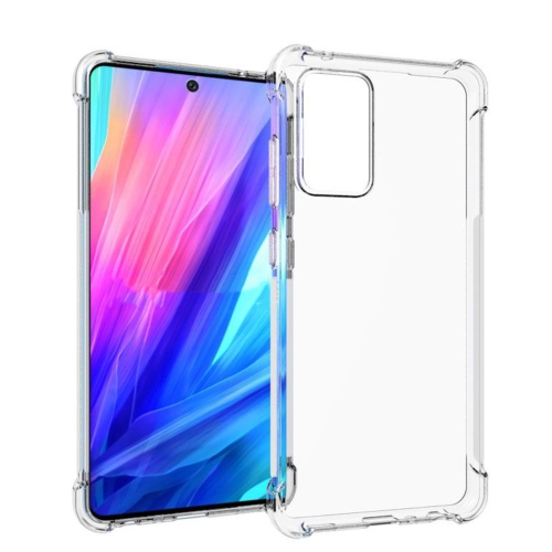 TopSave Extra Corner Bumper Soft Jelly Gel TPU Case For Samsung Galaxy A03s 166mm Version, Clear