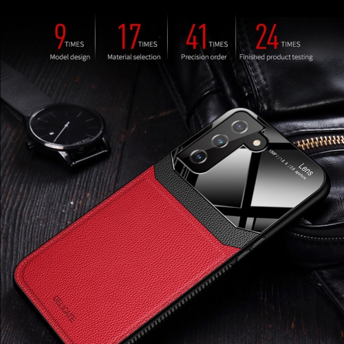 ROBINSON Étui en Cuir de PU Anti Choc Coque Mat Ultra Fine Slim Dure Etui de Protection Pour Samsung Galaxy S22