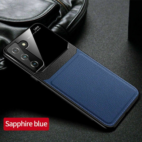 ROBINSON Leather case back cover Protective Cover Phone Case Glass Back Shell For Samsung Galaxy S22 Plus - Free Shipping