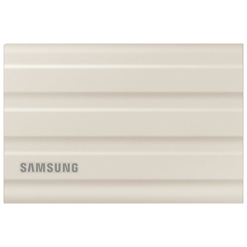 Disque SSD externe USB 3.2 de 2 To T7 Shield de Samsung - Beige