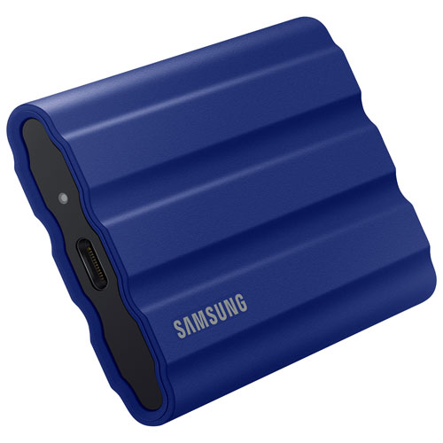 Disque SSD externe USB 3.2 de 2 To T7 Shield de Samsung - Bleu