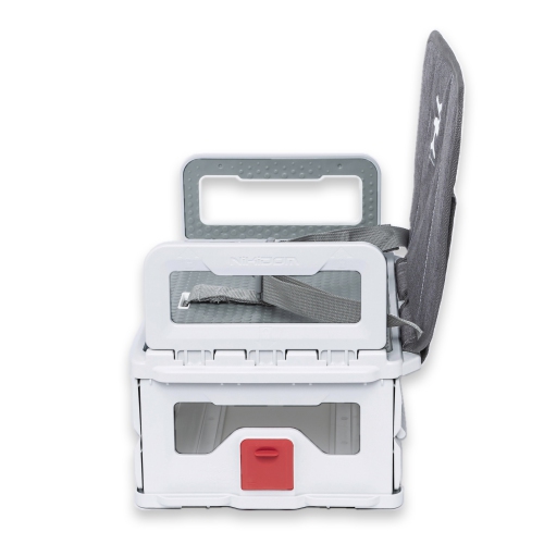 Nikidom Flat-Pack Foldable Booster Seat - Heather Grey