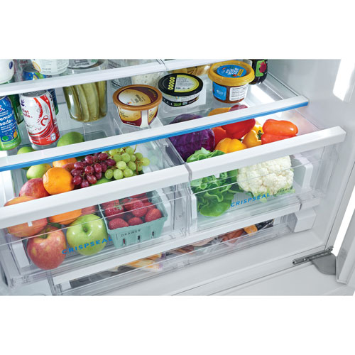 Frigidaire 36" 27.8 Cu. Ft. French Door Refrigerator with Water & Ice Dispenser - White