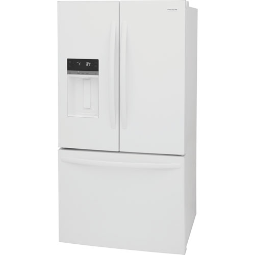 Frigidaire 36" 27.8 Cu. Ft. French Door Refrigerator with Water & Ice Dispenser - White