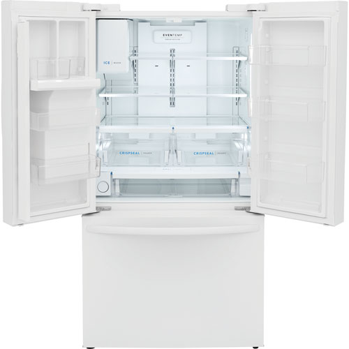 Frigidaire 36" 27.8 Cu. Ft. French Door Refrigerator with Water & Ice Dispenser - White