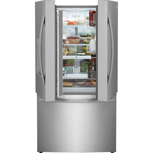 Frigidaire 36" 27.8 Cu. Ft. French Door Refrigerator with Dispenser (FRFS2823AS) - Stainless Steel