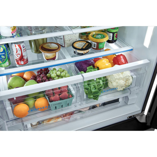 Frigidaire 36" 27.8 Cu. Ft. French Door Refrigerator with Dispenser - Black Stainless