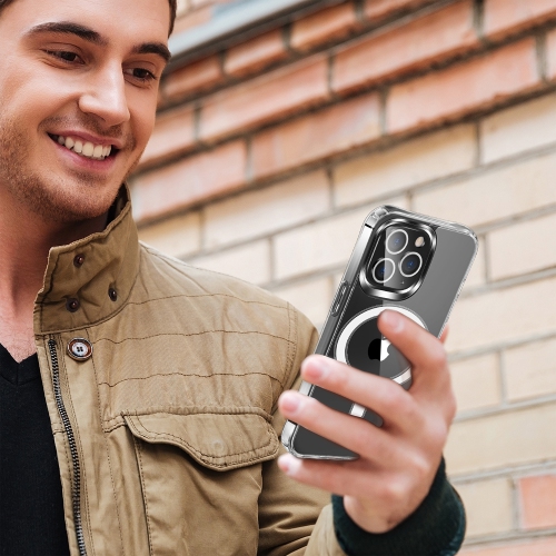 navor Clear Case Compatible with iPhone 13 Pro 6.1-inch, Compatible with MagSafe, [Shockproof] [Drop Protection] - Clear