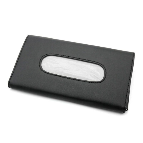 Porte-papier-mouchoir pour pare-soleil pour porte-masque de voiture pour pare-soleil porte-boîte de papier-mouchoir en cuir pu
