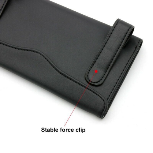 Porte-papier-mouchoir pour pare-soleil pour porte-masque de voiture pour pare-soleil porte-boîte de papier-mouchoir en cuir pu