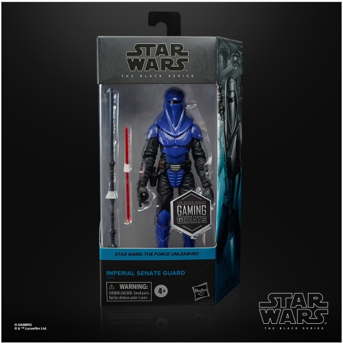 Star Wars The Black Series Gaming Greats, Coffret de 6 po, exclusivité art - Protecteur sénatorial impérial