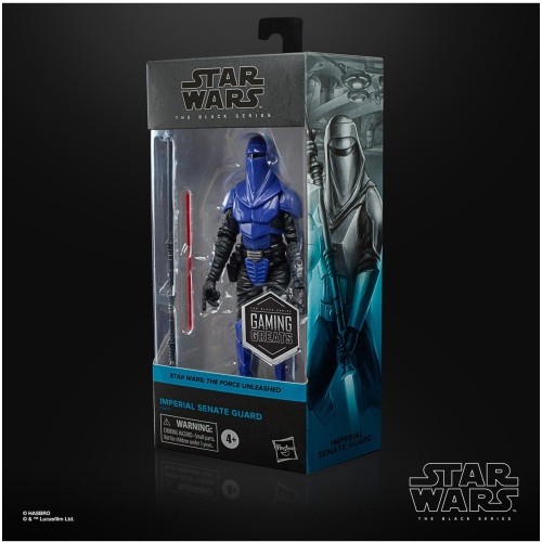 Star Wars The Black Series Gaming Greats, Coffret de 6 po, exclusivité art - Protecteur sénatorial impérial