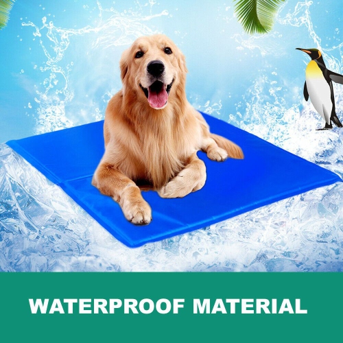 Dog Pet Cooling Mat Ice Gel Self Cooling Pad XL SIZE Summer Cat Stay Cool Sleeping Mattress for Home & Travel & Cars Crates, Kennels and Beds 36x30