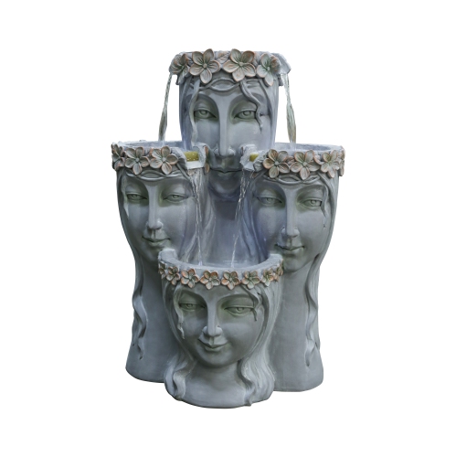 HI-LINE GIFT LTD  Multi-Tier Flower Girl Fountain